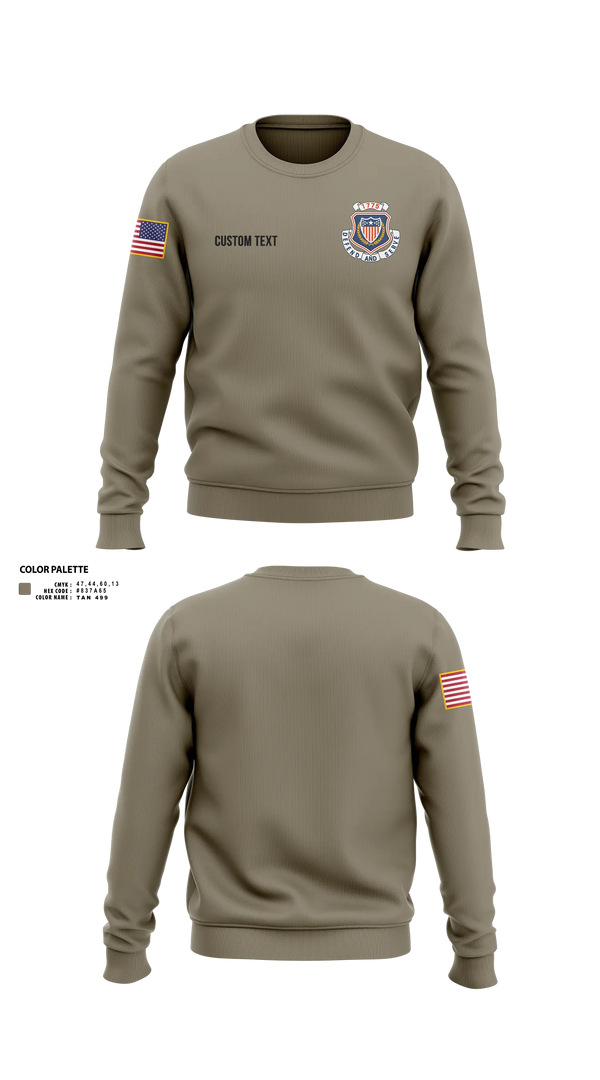 Crew Neck Sweatshirt, 38th RSG, Army, Teamtime, Team time, sublimation, custom sports apparel, team uniforms, spirit wear, spiritwear, sports uniforms, custom shirts, team store, custom team store, fundraiser sports, apparel fundraiser