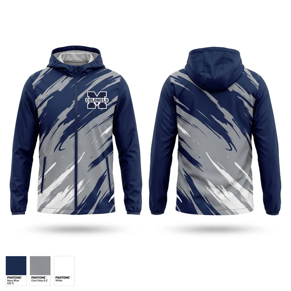 Windbreaker, Marching Colonels, Spirit Store, Teamtime, Team time, sublimation, custom sports apparel, team uniforms, spirit wear, spiritwear, sports uniforms, custom shirts, team store, custom team store, fundraiser sports, apparel fundraiser