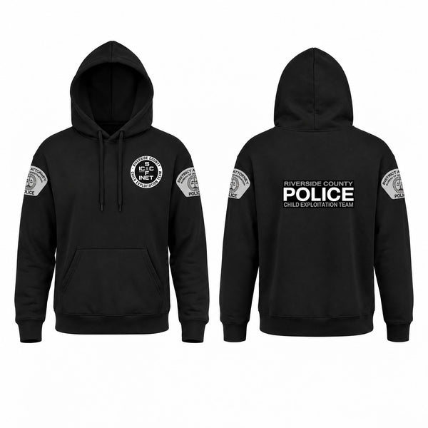 Hoodie, Riverside County Child Exploitation Team, Police, Teamtime, Team time, sublimation, custom sports apparel, team uniforms, spirit wear, spiritwear, sports uniforms, custom shirts, team store, custom team store, fundraiser sports, apparel fundraiser