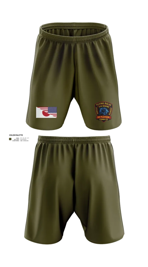 Athletic Shorts With Pockets, 12th MLR Headquarters Element, Marines, Teamtime, Team time, sublimation, custom sports apparel, team uniforms, spirit wear, spiritwear, sports uniforms, custom shirts, team store, custom team store, fundraiser sports, apparel fundraiser