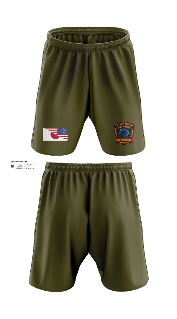 Athletic Shorts With Pockets, 12th MLR Headquarters Element, Marines, Teamtime, Team time, sublimation, custom sports apparel, team uniforms, spirit wear, spiritwear, sports uniforms, custom shirts, team store, custom team store, fundraiser sports, apparel fundraiser
