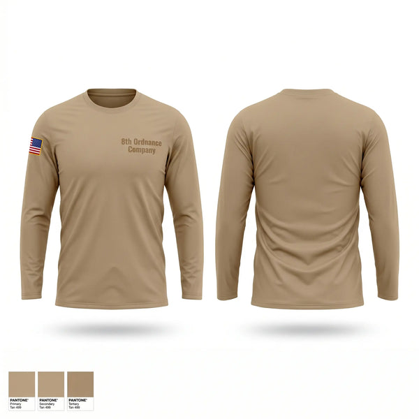 Long Sleeve Performance Shirt, 8th Ordnance Company, Army, Teamtime, Team time, sublimation, custom sports apparel, team uniforms, spirit wear, spiritwear, sports uniforms, custom shirts, team store, custom team store, fundraiser sports, apparel fundraiser