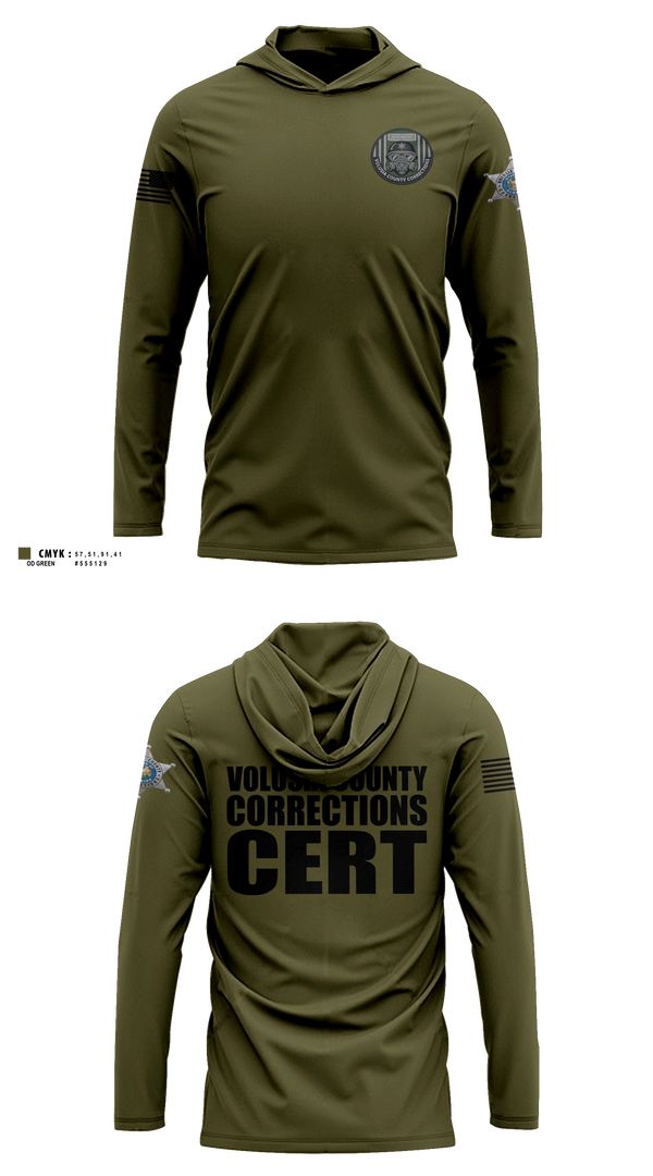 Long Sleeve hooded sunshirt, East Central Illinois Bomb Squad, Police, Teamtime, Team time, sublimation, custom sports apparel, team uniforms, spirit wear, spiritwear, sports uniforms, custom shirts, team store, custom team store, fundraiser sports, apparel fundraiser