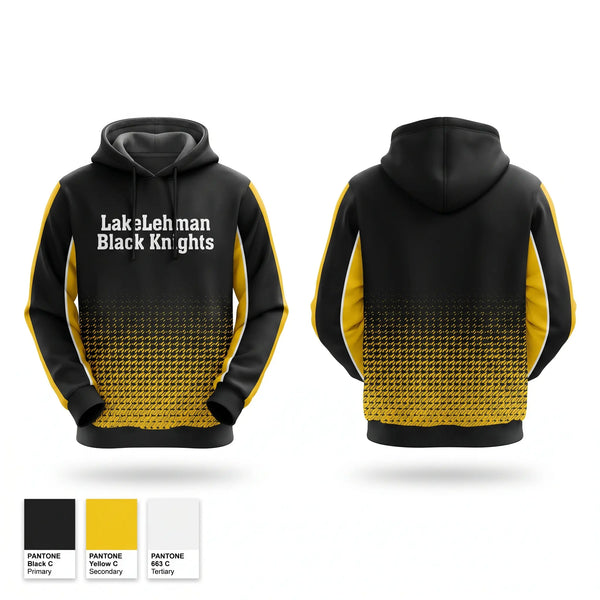 Hoodie, Lake-Lehman Black Knights, Men's Basketball, Teamtime, Team time, sublimation, custom sports apparel, team uniforms, spirit wear, spiritwear, sports uniforms, custom shirts, team store, custom team store, fundraiser sports, apparel fundraiser