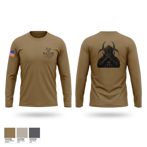 Long Sleeve Performance Shirt, 138th Chem Co, Army, Teamtime, Team time, sublimation, custom sports apparel, team uniforms, spirit wear, spiritwear, sports uniforms, custom shirts, team store, custom team store, fundraiser sports, apparel fundraiser