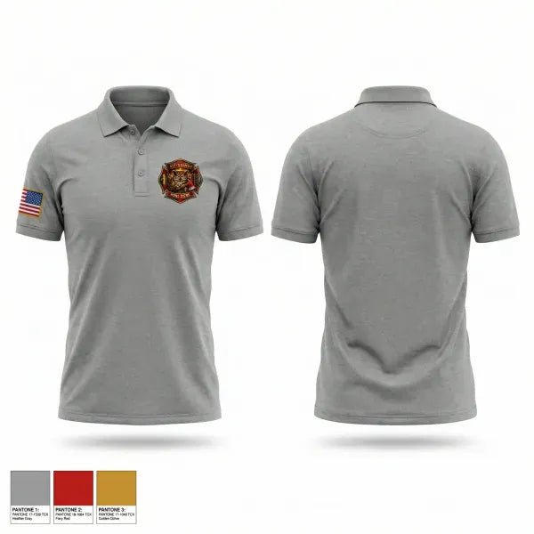 Short Sleeve Performance Polo, Altus Rural Fire Department, Fire Department, Teamtime, Team time, sublimation, custom sports apparel, team uniforms, spirit wear, spiritwear, sports uniforms, custom shirts, team store, custom team store, fundraiser sports, apparel fundraiser