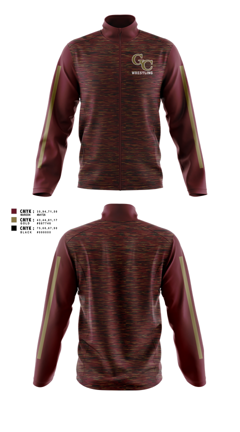 Fleece Jacket, George County, Wrestling, Teamtime, Team time, sublimation, custom sports apparel, team uniforms, spirit wear, spiritwear, sports uniforms, custom shirts, team store, custom team store, fundraiser sports, apparel fundraiser