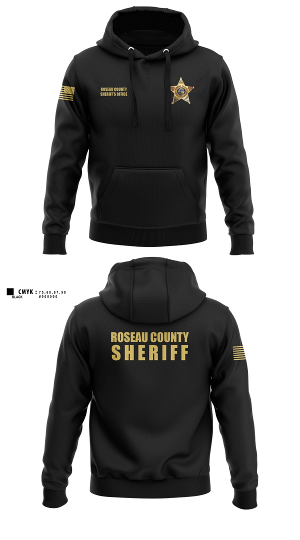 Hoodie, Roseau County Sheriff’s Office, Police, Teamtime, Team time, sublimation, custom sports apparel, team uniforms, spirit wear, spiritwear, sports uniforms, custom shirts, team store, custom team store, fundraiser sports, apparel fundraiser