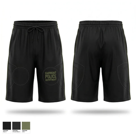Athletic Shorts With Pockets, Fairmont Police Department, Police, Teamtime, Team time, sublimation, custom sports apparel, team uniforms, spirit wear, spiritwear, sports uniforms, custom shirts, team store, custom team store, fundraiser sports, apparel fundraiser