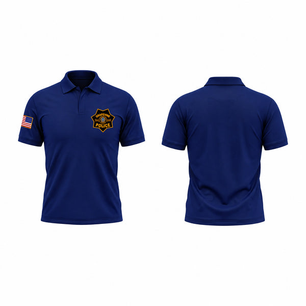 Short Sleeve Performance Polo, Grapevine, Police, Teamtime, Team time, sublimation, custom sports apparel, team uniforms, spirit wear, spiritwear, sports uniforms, custom shirts, team store, custom team store, fundraiser sports, apparel fundraiser
