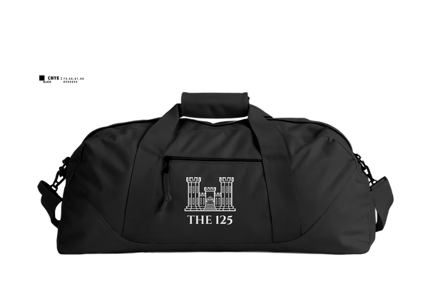 Duffle Bag, 125 ENGINEER COMPANY, National Guard, Teamtime, Team time, sublimation, custom sports apparel, team uniforms, spirit wear, spiritwear, sports uniforms, custom shirts, team store, custom team store, fundraiser sports, apparel fundraiser