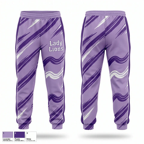 Sweatpants, Lady Lions, Softball, Teamtime, Team time, sublimation, custom sports apparel, team uniforms, spirit wear, spiritwear, sports uniforms, custom shirts, team store, custom team store, fundraiser sports, apparel fundraiser