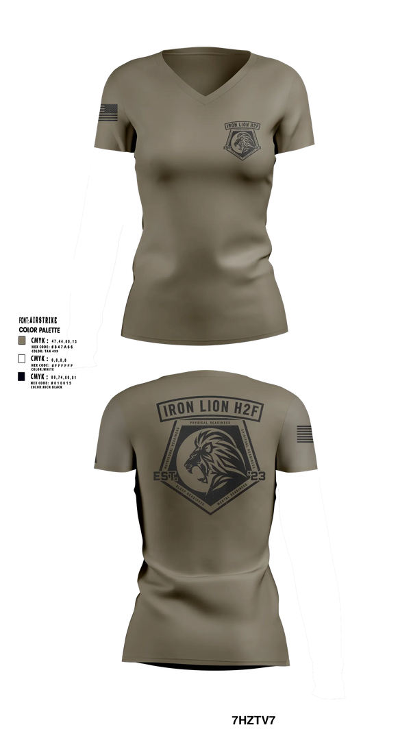 Womens Short Sleeve Vneck Shirt, 35th CSB H2F, Army, Teamtime, Team time, sublimation, custom sports apparel, team uniforms, spirit wear, spiritwear, sports uniforms, custom shirts, team store, custom team store, fundraiser sports, apparel fundraiser