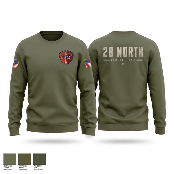 Crew Neck Sweatshirt, 2B North Strike Team, Police, Teamtime, Team time, sublimation, custom sports apparel, team uniforms, spirit wear, spiritwear, sports uniforms, custom shirts, team store, custom team store, fundraiser sports, apparel fundraiser