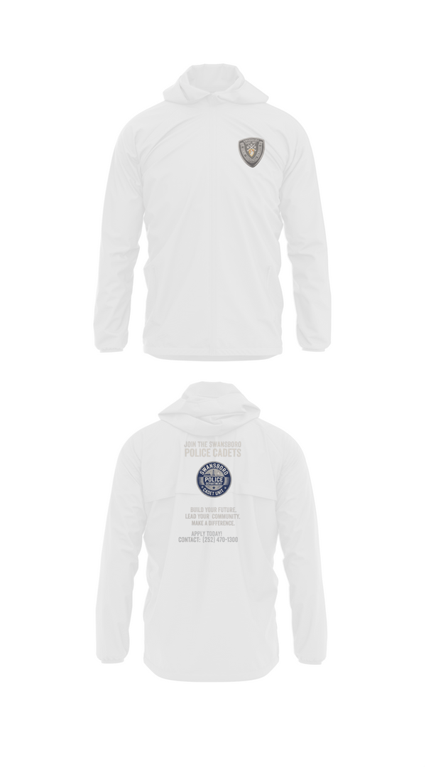 Windbreaker, Swansboro police cadets, Police, Teamtime, Team time, sublimation, custom sports apparel, team uniforms, spirit wear, spiritwear, sports uniforms, custom shirts, team store, custom team store, fundraiser sports, apparel fundraiser