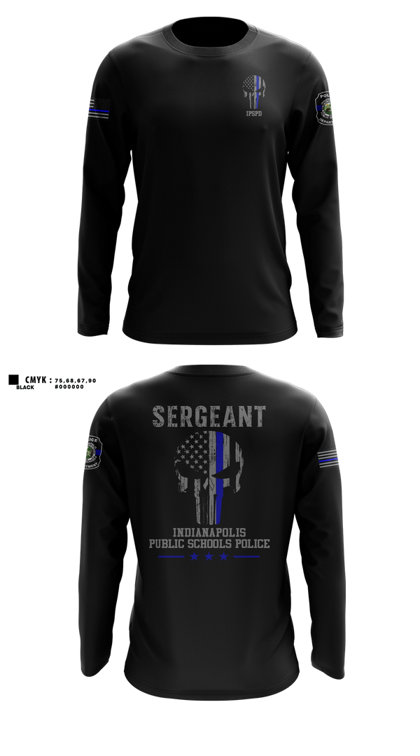 Long Sleeve Performance Shirt, IPSPD, Police, Teamtime, Team time, sublimation, custom sports apparel, team uniforms, spirit wear, spiritwear, sports uniforms, custom shirts, team store, custom team store, fundraiser sports, apparel fundraiser