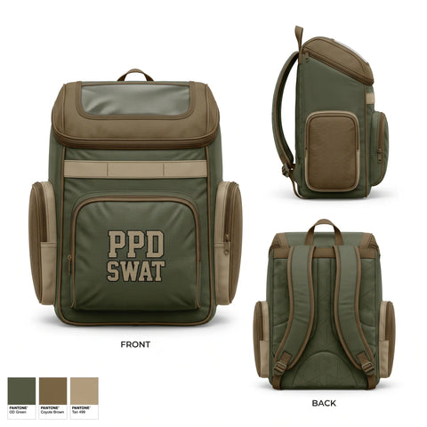 Gear Bag, PPD SWAT, Police, Teamtime, Team time, sublimation, custom sports apparel, team uniforms, spirit wear, spiritwear, sports uniforms, custom shirts, team store, custom team store, fundraiser sports, apparel fundraiser