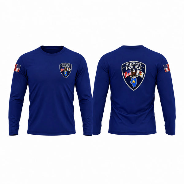 Long Sleeve Performance Shirt, Stickney Police, Police, Teamtime, Team time, sublimation, custom sports apparel, team uniforms, spirit wear, spiritwear, sports uniforms, custom shirts, team store, custom team store, fundraiser sports, apparel fundraiser