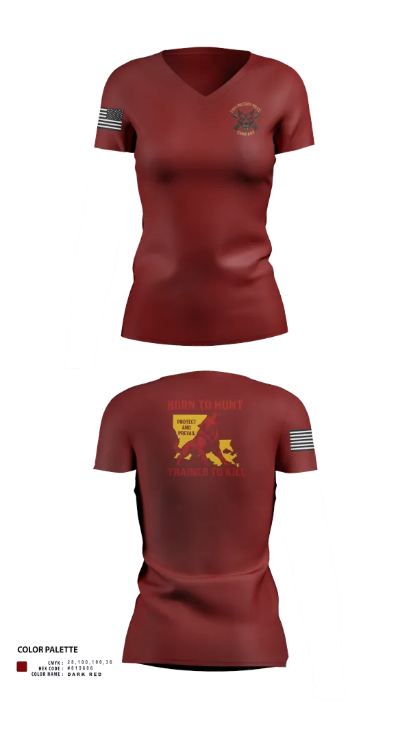 Womens Short Sleeve Vneck Shirt, 239th Military Police Company, , Teamtime, Team time, sublimation, custom sports apparel, team uniforms, spirit wear, spiritwear, sports uniforms, custom shirts, team store, custom team store, fundraiser sports, apparel fundraiser