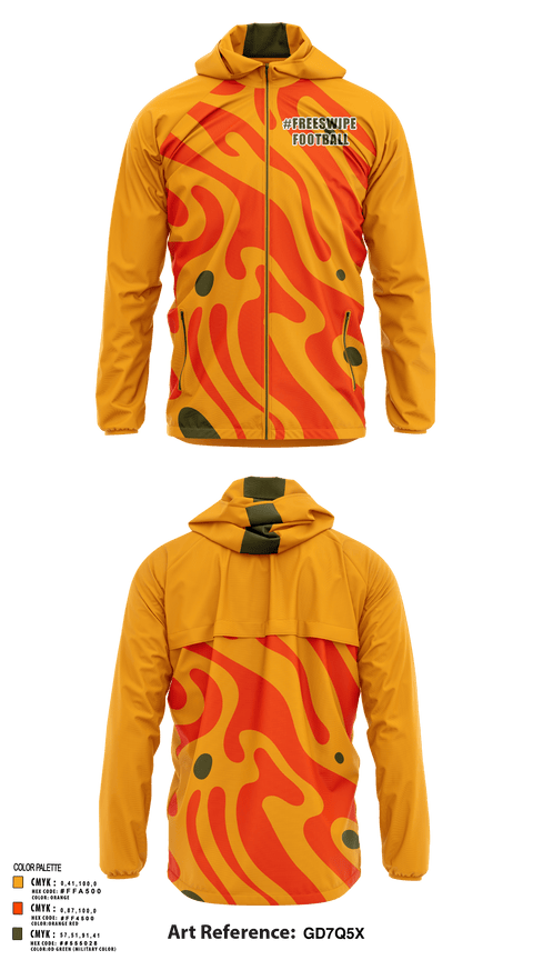 Windbreaker, #FreeSwipe, Football, Teamtime, Team time, sublimation, custom sports apparel, team uniforms, spirit wear, spiritwear, sports uniforms, custom shirts, team store, custom team store, fundraiser sports, apparel fundraiser