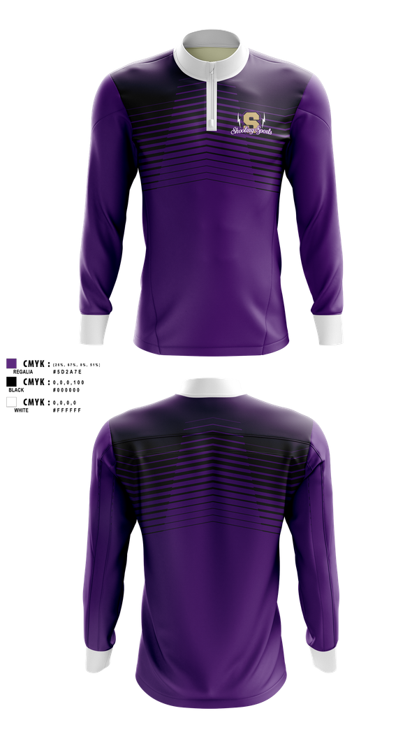 Quarter Zip Jacket, Sawyer Shooting Sports, Spirit Store, Teamtime, Team time, sublimation, custom sports apparel, team uniforms, spirit wear, spiritwear, sports uniforms, custom shirts, team store, custom team store, fundraiser sports, apparel fundraiser