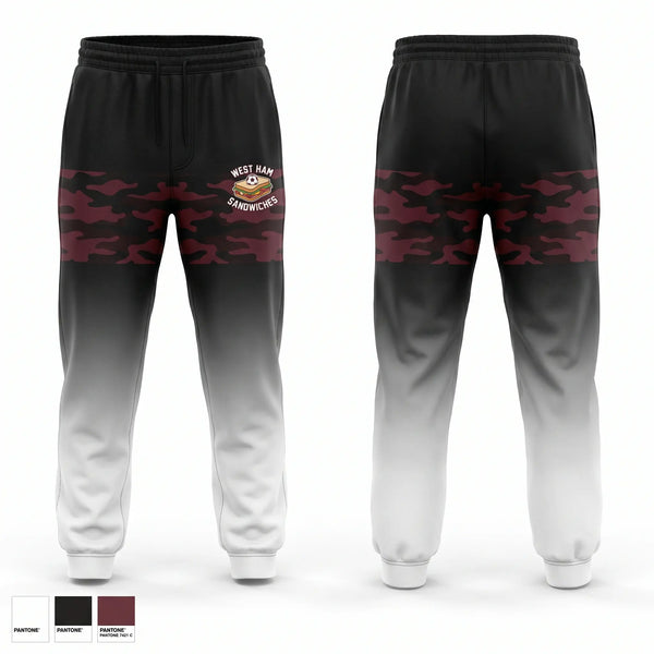 Sweatpants, West Ham Sandwiches, Men's Soccer, Teamtime, Team time, sublimation, custom sports apparel, team uniforms, spirit wear, spiritwear, sports uniforms, custom shirts, team store, custom team store, fundraiser sports, apparel fundraiser