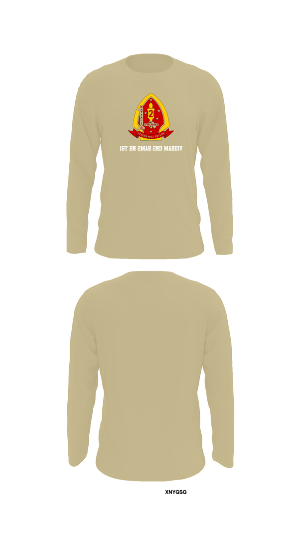 Long Sleeve Performance Shirt, 1st Bn 2mar 2nd MarDiv, , Teamtime, Team time, sublimation, custom sports apparel, team uniforms, spirit wear, spiritwear, sports uniforms, custom shirts, team store, custom team store, fundraiser sports, apparel fundraiser