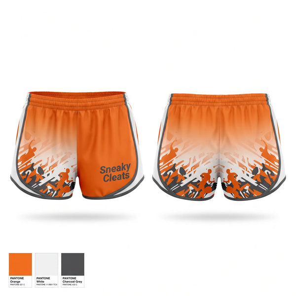 Womens Shorts, Sneaky Cleats, Softball, Teamtime, Team time, sublimation, custom sports apparel, team uniforms, spirit wear, spiritwear, sports uniforms, custom shirts, team store, custom team store, fundraiser sports, apparel fundraiser