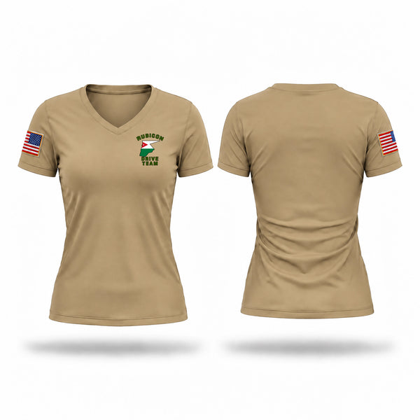 Womens Short Sleeve Vneck Shirt, 1450th TC, National Guard, Teamtime, Team time, sublimation, custom sports apparel, team uniforms, spirit wear, spiritwear, sports uniforms, custom shirts, team store, custom team store, fundraiser sports, apparel fundraiser