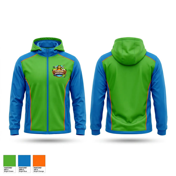 Windbreaker, S’More Hockey, Ice Hockey, Teamtime, Team time, sublimation, custom sports apparel, team uniforms, spirit wear, spiritwear, sports uniforms, custom shirts, team store, custom team store, fundraiser sports, apparel fundraiser