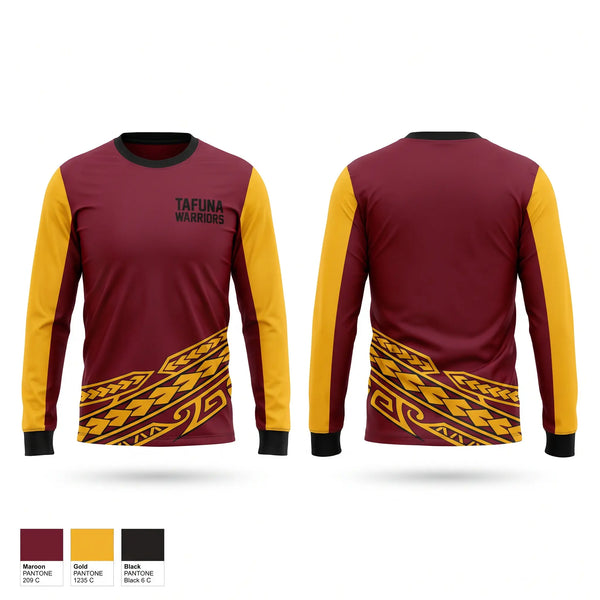 Long Sleeve Performance Shirt, TAFUNA WARRIORS, , Teamtime, Team time, sublimation, custom sports apparel, team uniforms, spirit wear, spiritwear, sports uniforms, custom shirts, team store, custom team store, fundraiser sports, apparel fundraiser