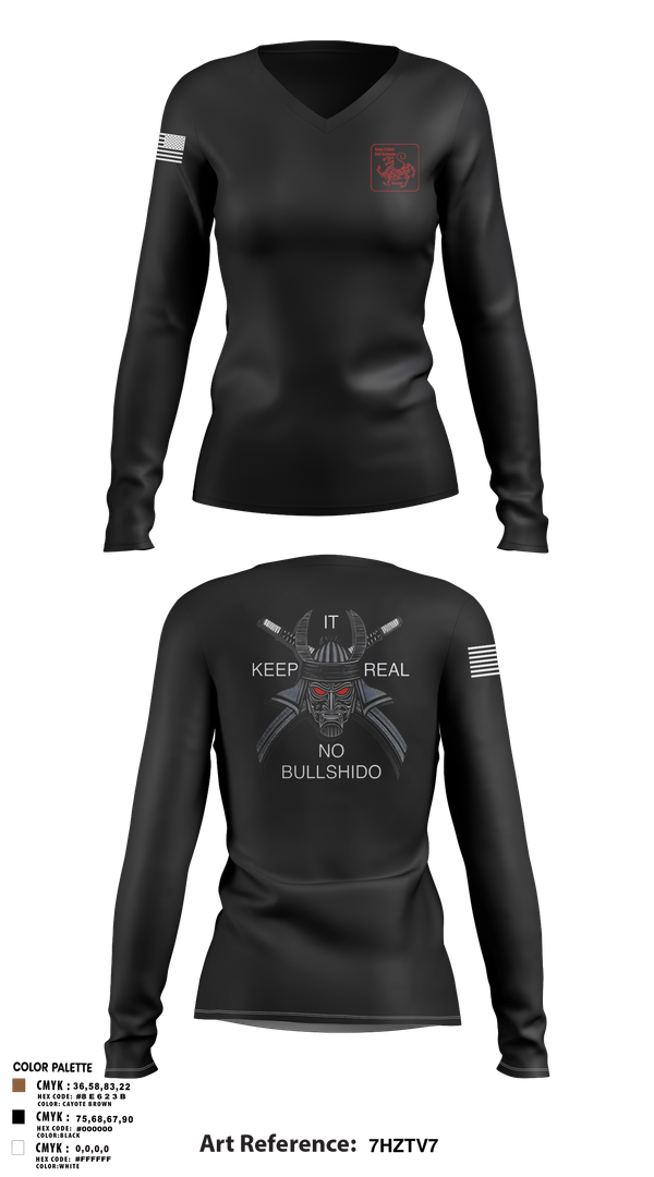 Womens Long Sleeve Vneck Shirt, Keep It Real, , Teamtime, Team time, sublimation, custom sports apparel, team uniforms, spirit wear, spiritwear, sports uniforms, custom shirts, team store, custom team store, fundraiser sports, apparel fundraiser