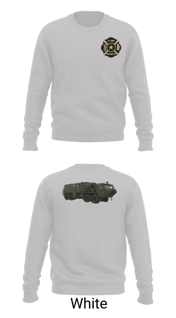 Crew Neck Sweatshirt, 467 ENGINEER DETACHMENT FIREFIGHTER, Fire Department, Teamtime, Team time, sublimation, custom sports apparel, team uniforms, spirit wear, spiritwear, sports uniforms, custom shirts, team store, custom team store, fundraiser sports, apparel fundraiser