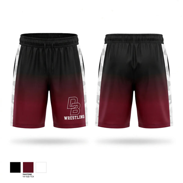 Athletic Shorts With Pockets, Don Bosco Ironmen Wrestling, Wrestling, Teamtime, Team time, sublimation, custom sports apparel, team uniforms, spirit wear, spiritwear, sports uniforms, custom shirts, team store, custom team store, fundraiser sports, apparel fundraiser