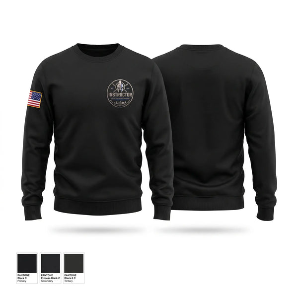 Crew Neck Sweatshirt, SAC Police Instructor, Police, Teamtime, Team time, sublimation, custom sports apparel, team uniforms, spirit wear, spiritwear, sports uniforms, custom shirts, team store, custom team store, fundraiser sports, apparel fundraiser
