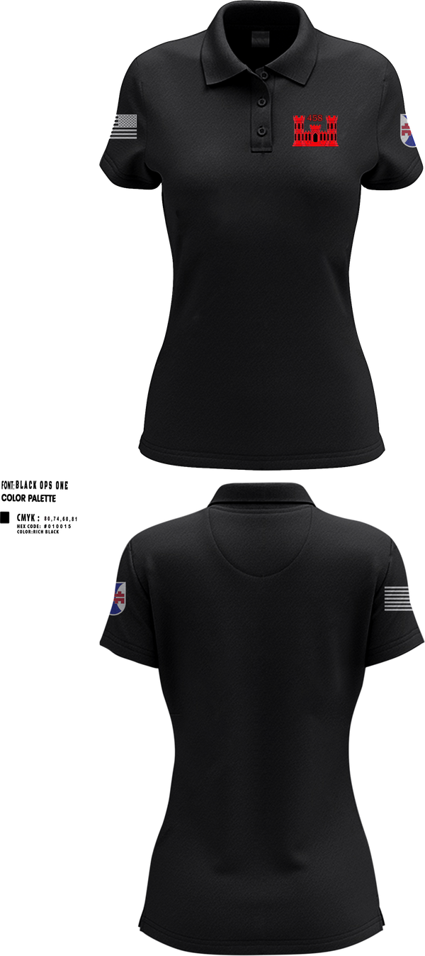 Womens Short Sleeve Performance Polo, 458 EN BN, , Teamtime, Team time, sublimation, custom sports apparel, team uniforms, spirit wear, spiritwear, sports uniforms, custom shirts, team store, custom team store, fundraiser sports, apparel fundraiser