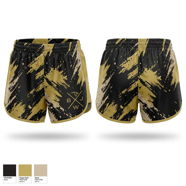 Womens Shorts, Buda Johnson Jaguars Wrestling, Wrestling, Teamtime, Team time, sublimation, custom sports apparel, team uniforms, spirit wear, spiritwear, sports uniforms, custom shirts, team store, custom team store, fundraiser sports, apparel fundraiser