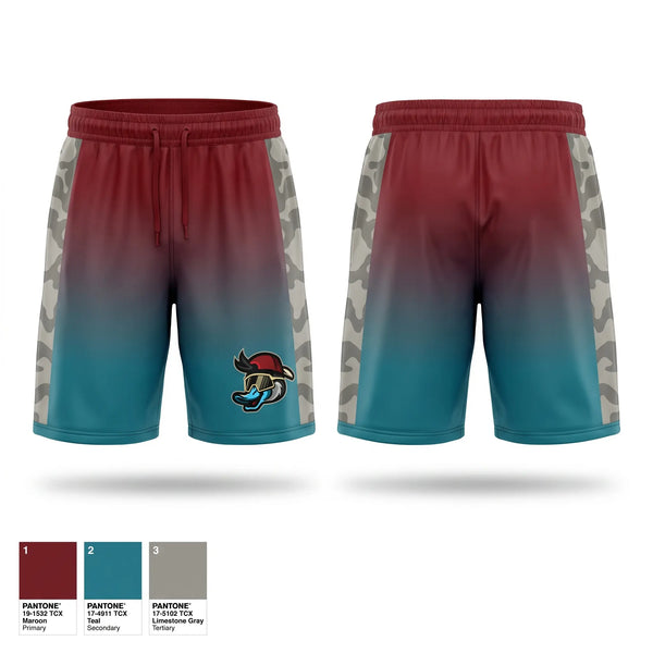Athletic Shorts With Pockets, hotshots, Baseball, Teamtime, Team time, sublimation, custom sports apparel, team uniforms, spirit wear, spiritwear, sports uniforms, custom shirts, team store, custom team store, fundraiser sports, apparel fundraiser