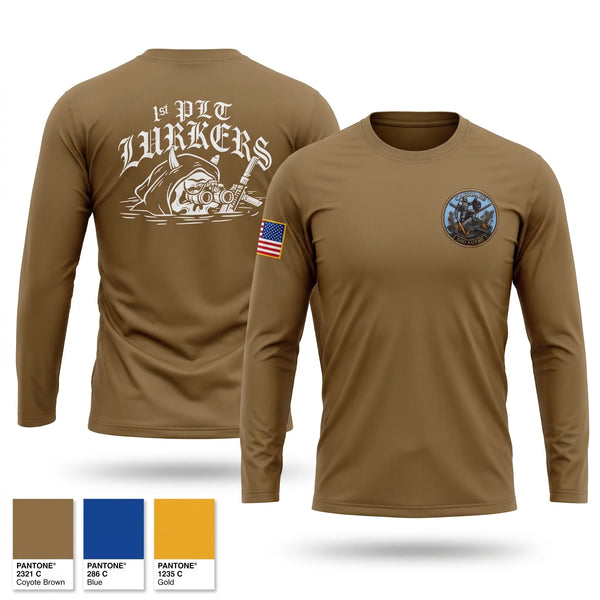 Long Sleeve Performance Shirt, Lurkers, Army, Teamtime, Team time, sublimation, custom sports apparel, team uniforms, spirit wear, spiritwear, sports uniforms, custom shirts, team store, custom team store, fundraiser sports, apparel fundraiser