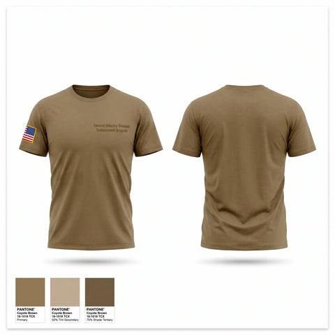 Old School Cotton Feel Shirt, Second Infantry Division Sustainment Brigade, Army, Teamtime, Team time, sublimation, custom sports apparel, team uniforms, spirit wear, spiritwear, sports uniforms, custom shirts, team store, custom team store, fundraiser sports, apparel fundraiser