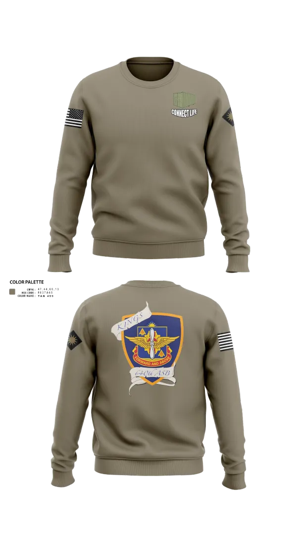 Crew Neck Sweatshirt, 640th ASB Bravo Company, , Teamtime, Team time, sublimation, custom sports apparel, team uniforms, spirit wear, spiritwear, sports uniforms, custom shirts, team store, custom team store, fundraiser sports, apparel fundraiser