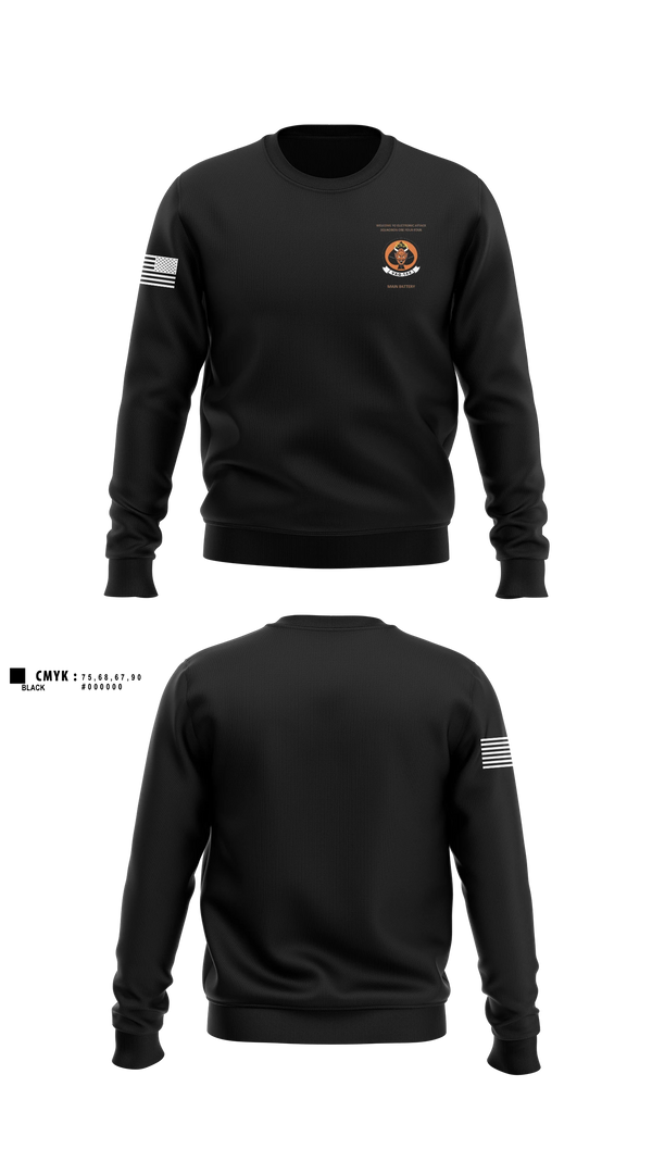 Crew Neck Sweatshirt, VAQ-144, Navy, Teamtime, Team time, sublimation, custom sports apparel, team uniforms, spirit wear, spiritwear, sports uniforms, custom shirts, team store, custom team store, fundraiser sports, apparel fundraiser