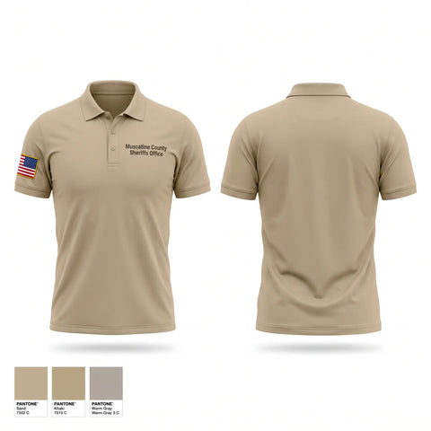 Short Sleeve Performance Polo, Muscatine County Sheriff's Office, Police, Teamtime, Team time, sublimation, custom sports apparel, team uniforms, spirit wear, spiritwear, sports uniforms, custom shirts, team store, custom team store, fundraiser sports, apparel fundraiser
