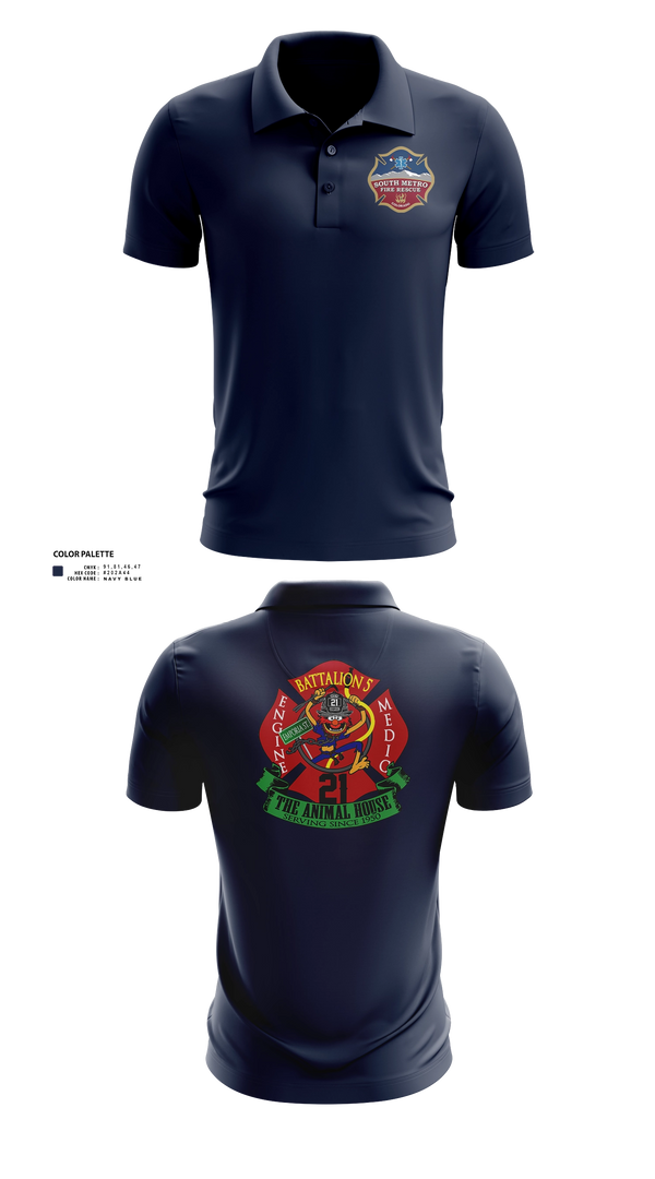 Short Sleeve Performance Polo, The animal house, Fire Department, Teamtime, Team time, sublimation, custom sports apparel, team uniforms, spirit wear, spiritwear, sports uniforms, custom shirts, team store, custom team store, fundraiser sports, apparel fundraiser