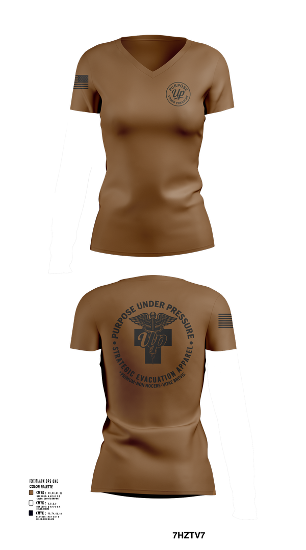 Womens Short Sleeve Vneck Shirt, 439th AES, , Teamtime, Team time, sublimation, custom sports apparel, team uniforms, spirit wear, spiritwear, sports uniforms, custom shirts, team store, custom team store, fundraiser sports, apparel fundraiser