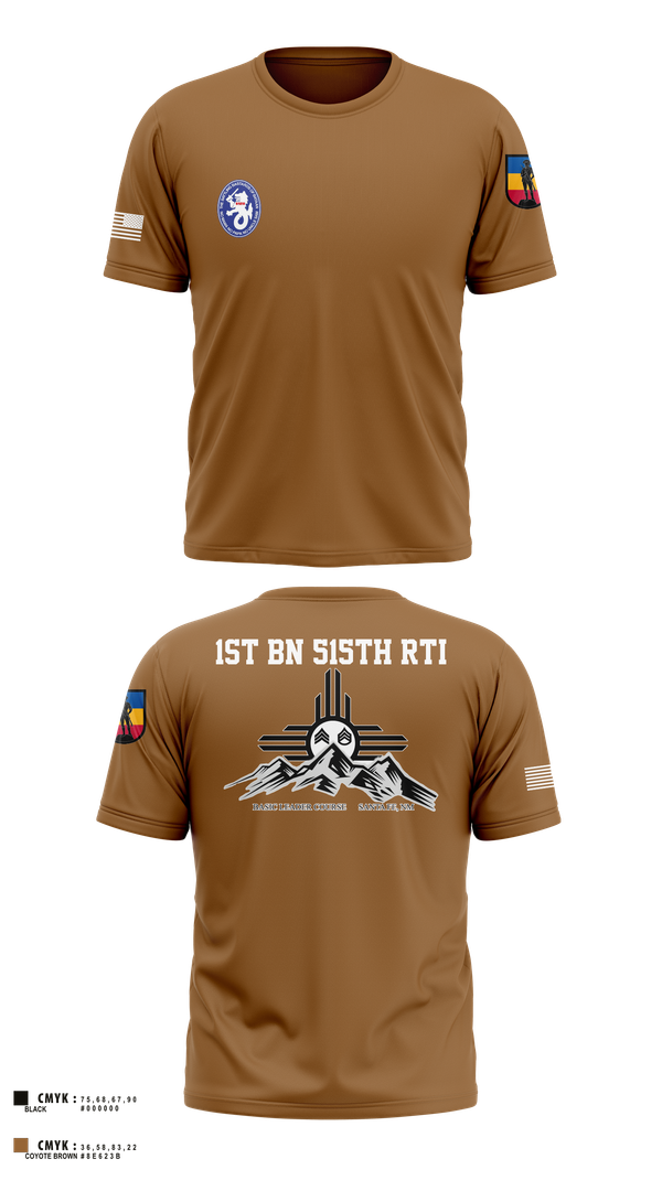 Short Sleeve Performance Shirt, 1st BN 515th RTI, Army, Teamtime, Team time, sublimation, custom sports apparel, team uniforms, spirit wear, spiritwear, sports uniforms, custom shirts, team store, custom team store, fundraiser sports, apparel fundraiser