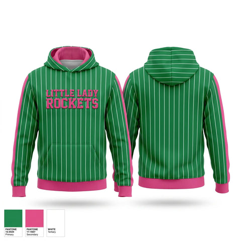 Hoodie, Little Lady Rockets, Softball, Teamtime, Team time, sublimation, custom sports apparel, team uniforms, spirit wear, spiritwear, sports uniforms, custom shirts, team store, custom team store, fundraiser sports, apparel fundraiser