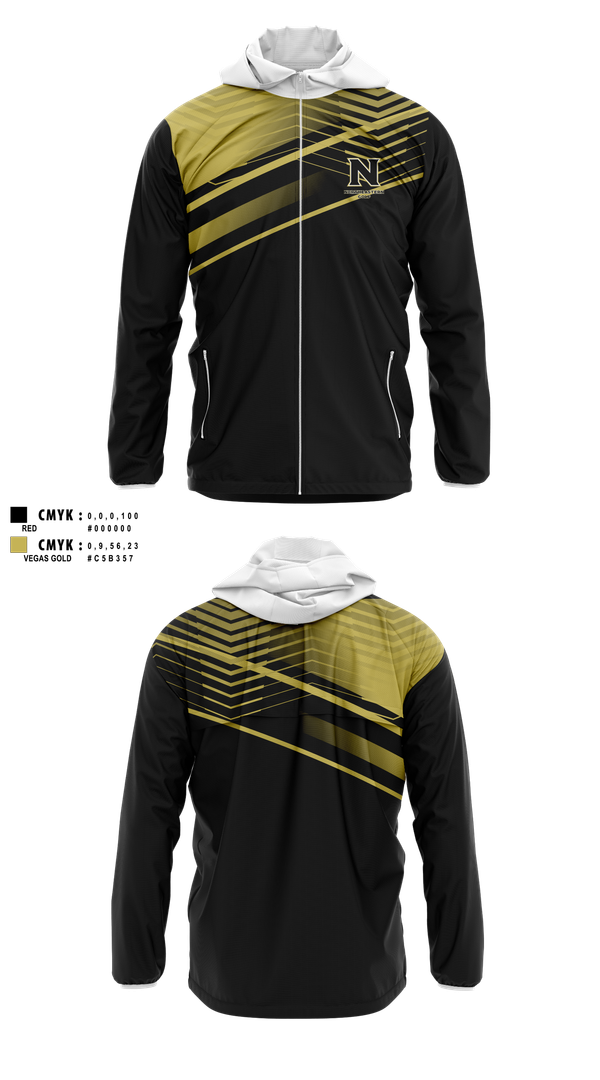 Windbreaker, Northeastern Junior College Golf Team, Golf, Teamtime, Team time, sublimation, custom sports apparel, team uniforms, spirit wear, spiritwear, sports uniforms, custom shirts, team store, custom team store, fundraiser sports, apparel fundraiser