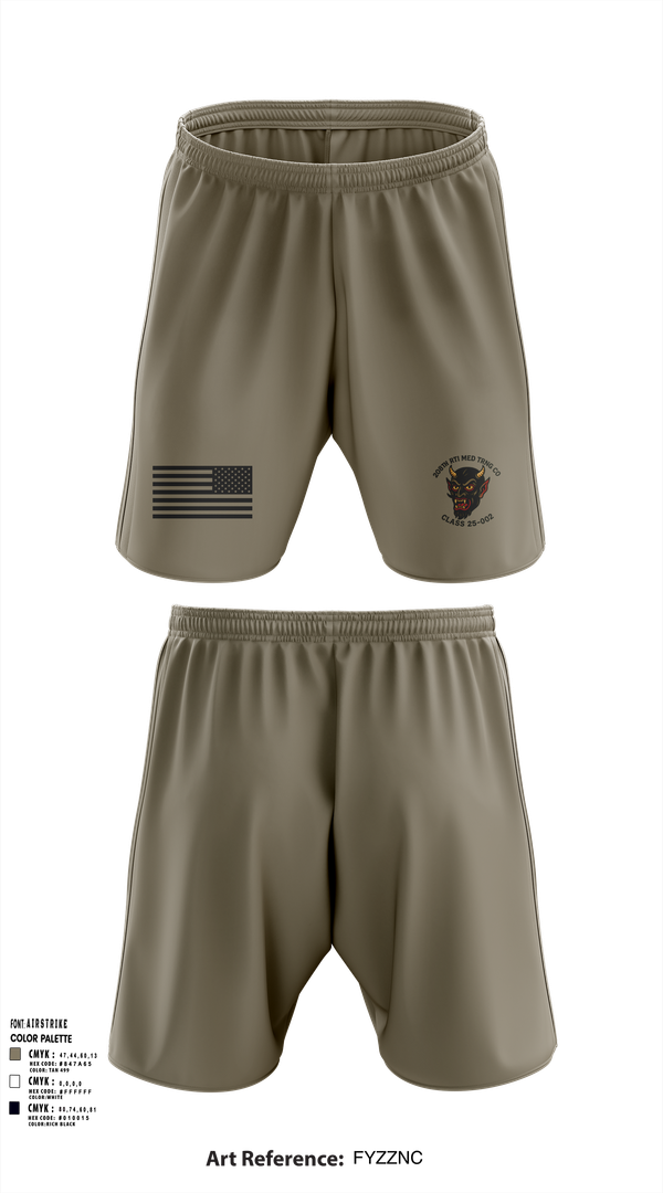 Athletic Shorts With Pockets, 208th RTI MED TRNG CO Class 25-002, , Teamtime, Team time, sublimation, custom sports apparel, team uniforms, spirit wear, spiritwear, sports uniforms, custom shirts, team store, custom team store, fundraiser sports, apparel fundraiser