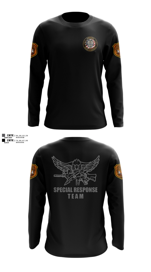 Long Sleeve Performance Shirt, Special Response Team, Police, Teamtime, Team time, sublimation, custom sports apparel, team uniforms, spirit wear, spiritwear, sports uniforms, custom shirts, team store, custom team store, fundraiser sports, apparel fundraiser